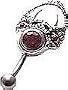 The Devils Horns Charm for Navel Rings, Sold Individually