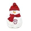 Indiana Hoosiers 22" Plush Snowman Pillow - NCAA College Athletics