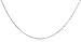 14k White Gold 1.2mm Diamond-Cut Wheat Chain Necklace, 30