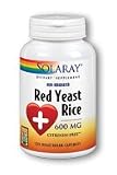 Solaray - Red Yeast Rice, 600 mg, 120 capsules