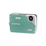 Olympus X-560WP - Digital camera - compact - 10.0 Mpix - optical zoom: 3 x - supported memory: xD, microSD - green