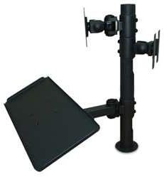 TygerClaw Back to Back LCD Stand with Keyboard Tray LCD6502BLK