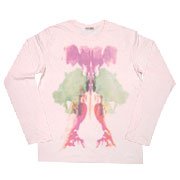 ART / PHOTO Tシャツ 玄人好みのアブストラクトティスト！ 水彩のようなシンメトリーデザイン多彩のデザインにスパイスを投じるアーティステックなロングスリーブ symmetry