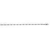 14k White Gold Fancy Chain Necklace - 16 Inch