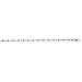 14k White Gold Fancy Chain Necklace - 16 Inch
