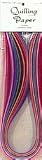 Lake City 3/8-Inch Craft Quilling Paper 100-Pack, 25 Colors