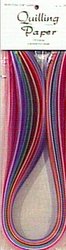 quilling paper strips of different colors
