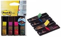 Post-it Small Flags in Dispensers, Four Colors, 35 per Color, 4 Dispensers per Pack (683-4 )