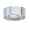 14K White Gold 8mm Flat Traditional Fit Wedding Band Ring (Sizes 8 1/2 to 13). BENCHMARK - Lifetime Warranty - Lifetime Warranty