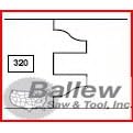 Freeborn MC-50-320 Mini Pro Double Sided Cope and Pattern 6 piece Cutter Set Carbide tipped