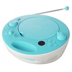 Sony ZS-E5L CD-/Radio-System (CD-Player, UKW-/MW-Tuner, 2x 1 Watt) blau