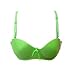 Mamia Plain Half Cup Multifunctional And Adjustable Padded Underwire Bra With Cute Bow