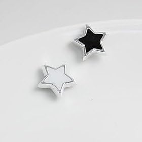 OgaVa Men's Star Magnet Cilp Earrings