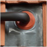 SolarDek Flashing for Solar Panel Pipes