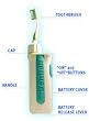 Dential Pro Universal Electric Toothbrush - Use Your Own Brush - 2-Pack