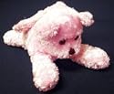 TIDDY BEAR SEAT BELT COMFORT BEAR IN PINK OR GOLD