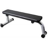 Exertools Magnum Pro Free Flat Bench, with Wheels