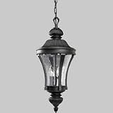 Progress Lighting Nottington Gilded Iron Three-Light Outdoor Pendant