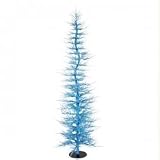 Whimsical Sky Blue Laser Artificial Christmas Tree 6′