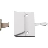 IMAGE OF PRIME-LINE TH 23056 LOW PROFILE SASH LOCK WITH KEEPER - WHITE