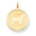 cocker_spaniel9cocker spaniel - 14k Cocker Spaniel Disc Charm Measures 263x193mm