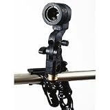 JTL Heavy Duty Clamp with Umbrella Holder for AC Slave Flashes