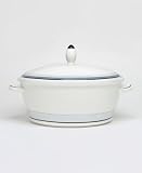 Noritake Java Graphite Swirl Sugar Bowl with Cover, 9-ounces