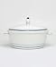 Noritake Java Graphite Swirl Sugar Bowl with Cover, 9-ounces