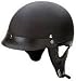 Automotive : Motorcycle Half Helmets Beanie Helmet 100FlatBlack