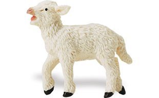 Standing Lamb Toy, 2.24"
