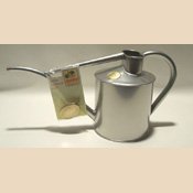 Haws V175S Silver Indoor Metal Watering Can - 0.5 US gallon