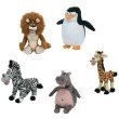 Ty Beanie Babies Madagascar 2 Escape Africa SET of 5 Plush Alex, Marty, Melman, Gloria & Skipper