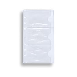 Day-Timer Portable Clear Business Card Holder (Set of 10), 10844 - Clear