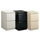 HON 33820RP - Efficiencies Mobile Pedestal File w/Two File Drawers, 19-7/8d ....