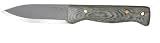 Condor Tool and Knife Bushlore 4.375-Inch Drop Point Blade, Micarta Handle with Leather Sheath (Plain)