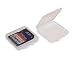 Plastic Secure Digital Card Case & Holder for SD MS Pro Duo Sony Memory Stick MMC Flash Media Memory Cards - 50 pack (NO MEMORY CARDS INCLUDED)