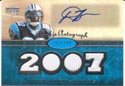 2007 Upper Deck Authentic Dwayne Jarrett Autograph & Quad Game-Worn Jersey Rookie Card