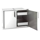 Fire Magic Echelon Stainless Double Access Door With Dual Drawers
