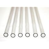 Signature Tumblers Reusable Thick-Wall Straws 6pc, Clear