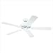 Sea Gull Lighting 1530-15 Main Street Ceiling Fan with Optional Light Kit in White