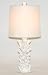 Arteriors White Ceramic Coral Bells Accent Table Lamp