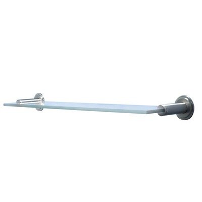 Innova AL-HNAGS-21 Hanna Glass Brushed Nickel