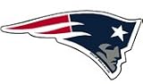 New England Patriots 3 x 4 Static Window Cling