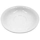 SAUCER ARGYLE WHITE 6