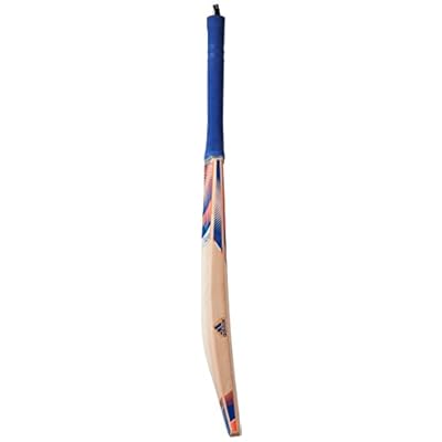 adidas AB7250 Libro club Kashmir Willow Cricket Bat,short handle(Royal blue/Solar Red/White)