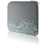 Belkin 15.4-Inch Neoprene Pixilated Sleeve (Dark Gray/Light Blue)