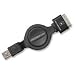 Scosche sleekSYNC Retractable USB 2.0 cable for iPod and iPhone (Black)