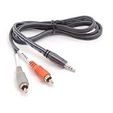 AGILER Audio RCA TO 3.5mm STEREO CABLE FOR IPOD MP3