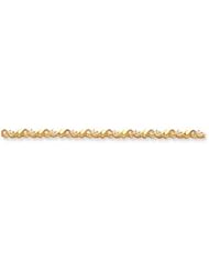 14K Gold 2.1mm Diamond Tennis Bracelet Mounting