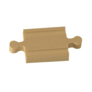 Wooden 2-in MM Straight Track Adapter Connector Thomas Train Track